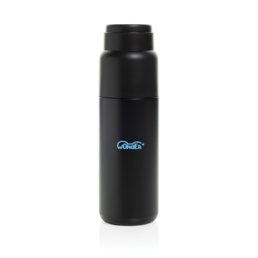 Logo trade promotional merchandise image of: Thermocup RCS recycled vacuum flask with cup 500ml
