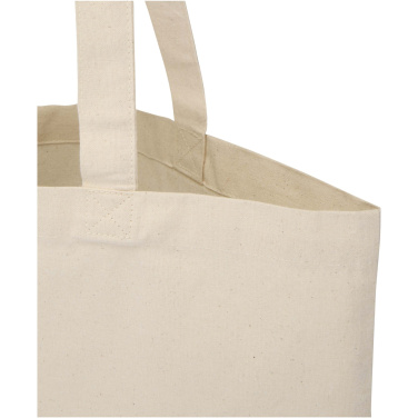 Logotrade corporate gift image of: Madras Blend 140 g/m² GRS recycled cotton tote bag 7L