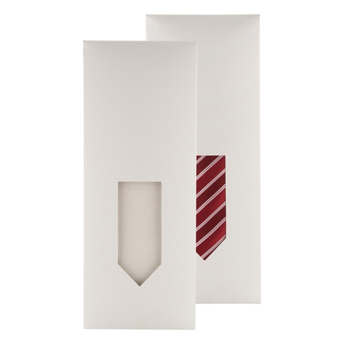 Logotrade reklaamkingituse foto: Kartongist pakend lipsule, valge