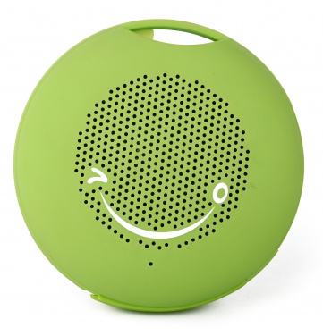 Logo trade reklaamkingitused foto: Silikoonist mini-Bluetooth-kõlar, roheline