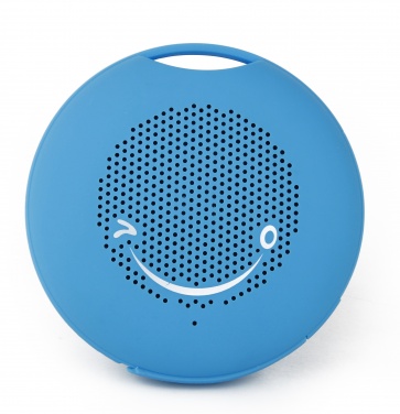 Logotrade ärikingituse foto: Silikoonist mini-Bluetooth-kõlar, sinine