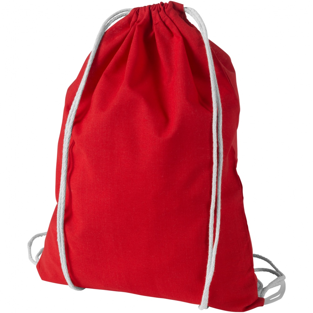 Logotrade ärikingitused pilt: Oregon puuvillane premium seljakott, punane