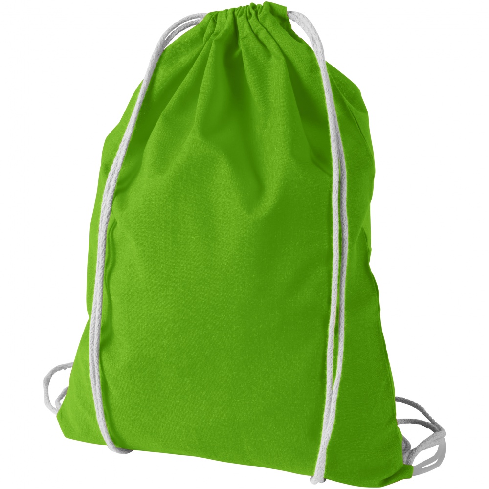 Logotrade firmakingid pilt: Oregon puuvillane premium seljakott, heleroheline