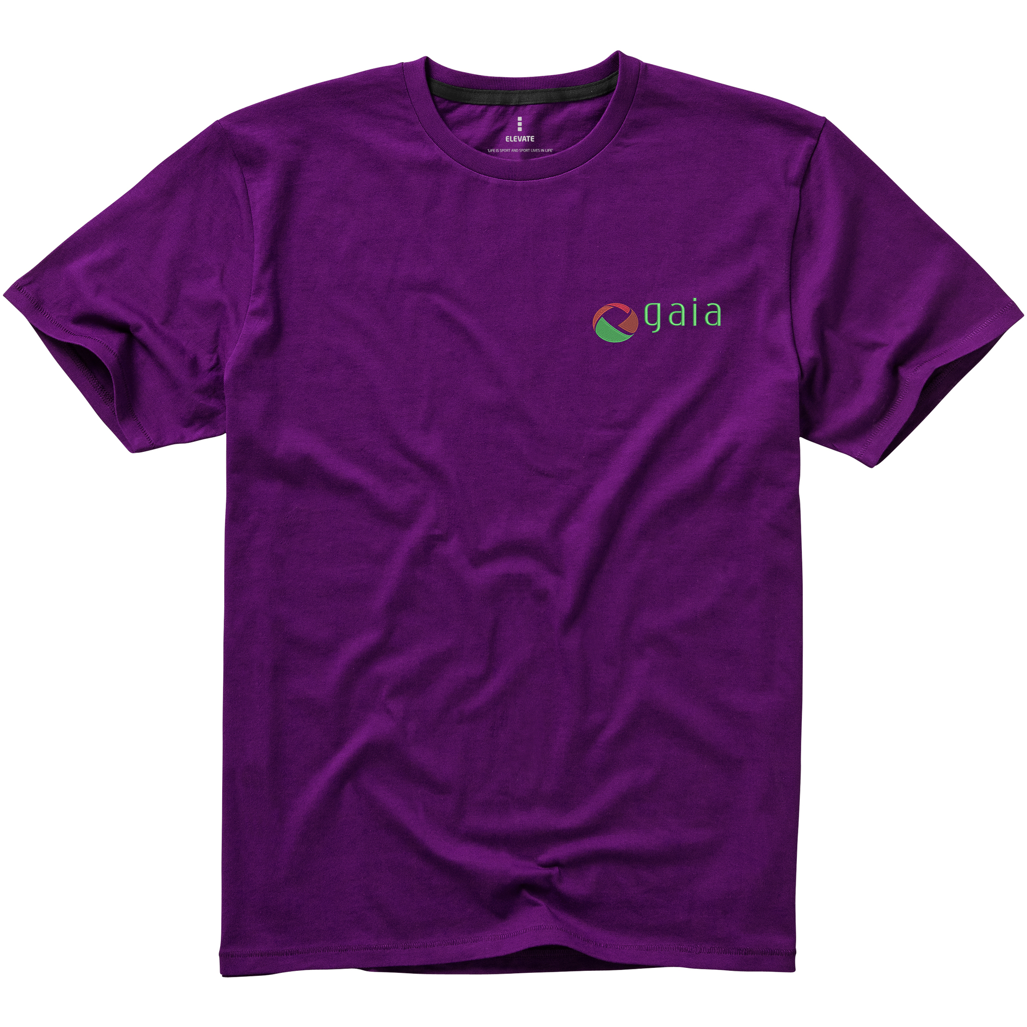 Темно фиолетовая футболка мужская