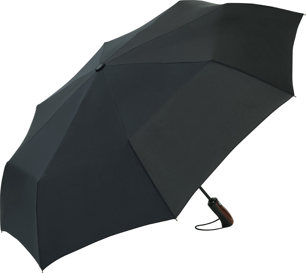 Logotrade reklaamkingid pilt: AOC väike vihmavari Stormmaster, 5663, must/pruun