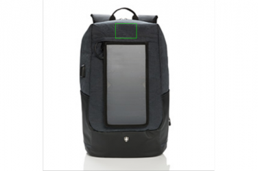 Logotrade reklaamkingi foto: Firmakingitus: Swiss Peak eclipse solar backpack, black