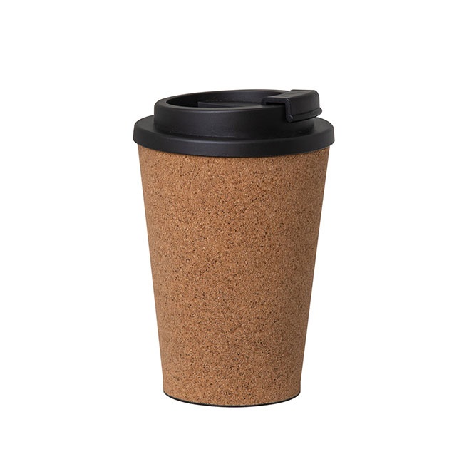 Logotrade ärikingitused pilt: Korgist ja maisist kohvitops, 500 ml, pruun