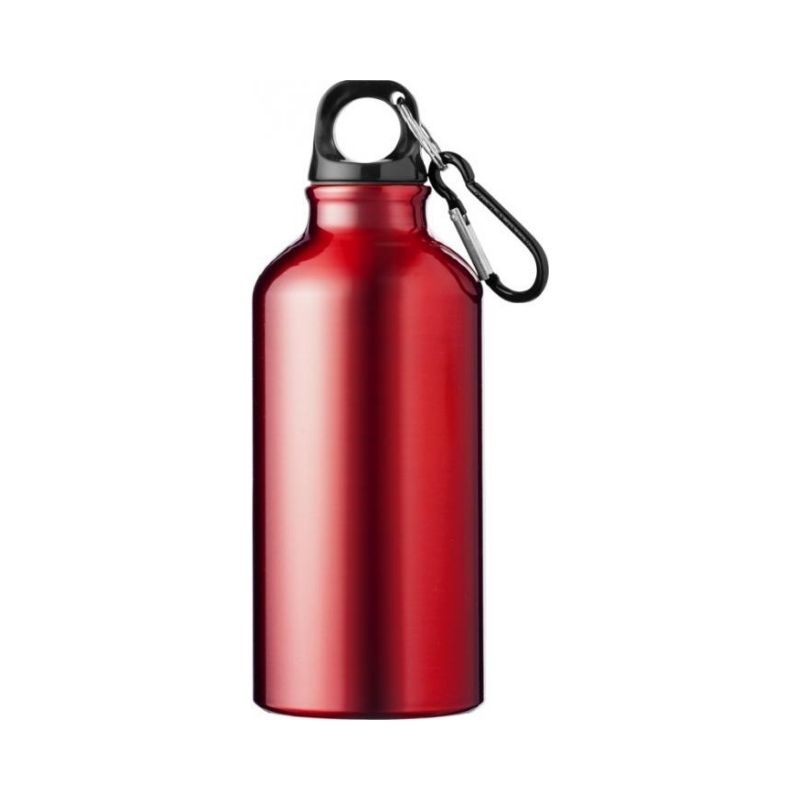 Logo trade reklaamtoote pilt: Karabiiniga joogipudel, punane