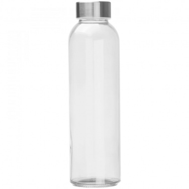 Logotrade ärikingitused pilt: Veepudel klaasist, 500 ml, läbipaistev