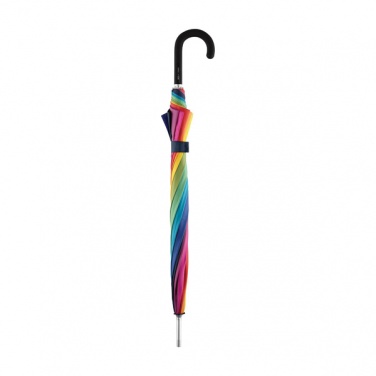 Logotrade reklaamkingituse foto: ##Vikerkaarevärvides ALU light10 tuulekindel vihmavari