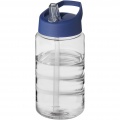 H2O Active® Bop 500 ml tilaga kaanega spordipudel, Läbipaistev / sinine