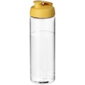 H2O Active® Vibe 850 ml keeratava kaanega spordipudel, Läbipaistev / Kollane