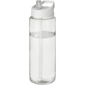 H2O Active® Vibe 850 ml tilaga kaanega spordipudel, Läbipaistev / valge