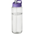 H2O Active® Vibe 850 ml tilaga kaanega spordipudel, Läbipaistev / lilla