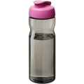 H2O Active® Eco Base 650 ml keeratava kaanega spordipudel, Süsi / Magenta