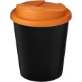 Americano® Espresso Eco 250 ml taaskasutatud trummel koos lekkekindla kaanega , Täismust/oranž