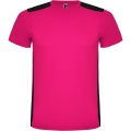 Detroidi lühikeste varrukatega unisex spordisärk, Fuksia / Täismust