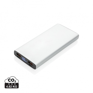 Logotrade meened pilt: Alumiiniumist 18 W 10 000 mAh PD Powerbank