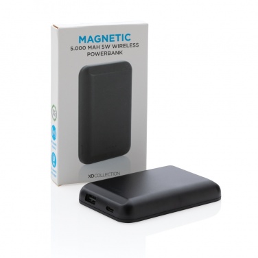 Logotrade ärikingitused pilt: Magnetiline 5000 mAh 5W juhtmevaba akupank