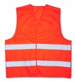 Kootud materjalist vest, Oranž