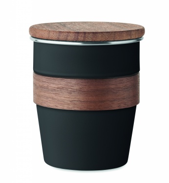 Logotrade reklaamkingitused pilt: Pähklise viimistlusega termostops, 350 ml