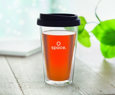 Logo trade reklaamkingitused foto: Kõrge borosilikaatklaas 350ml