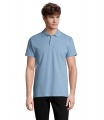 SPRING II MEESTE Polo 210g, Taevasinine Pique