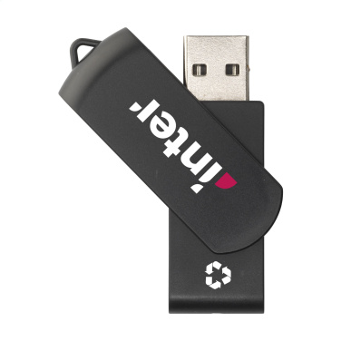 Logotrade reklaamkingitused pilt: USB Twist ümbertöödeldud plastist mälupulk 8 GB