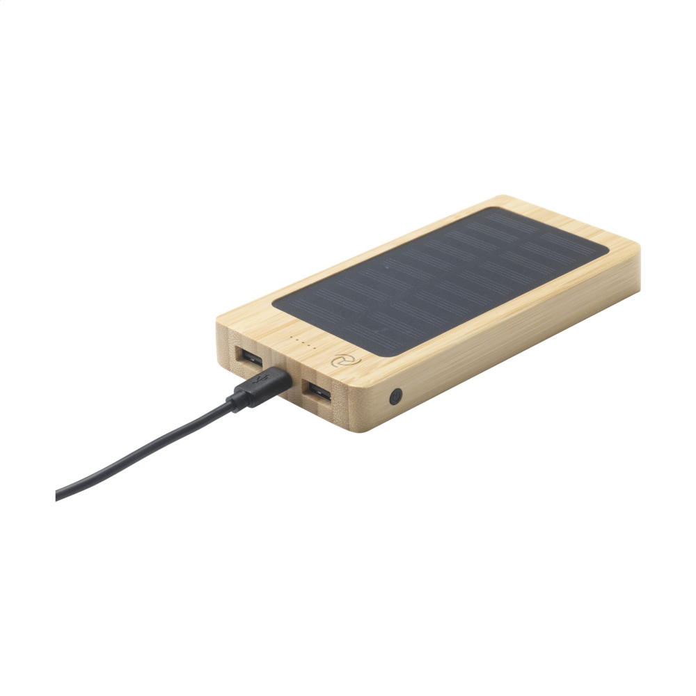 Logotrade firmakingid pilt: Solar Powerbank 8000+ juhtmevaba laadija