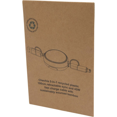 Logo trade firmakingid foto: Chechia viis-ühes taaskasutatud plastist kiirlaadimiskaabel