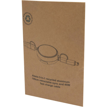 Logotrade ärikingituse foto: Punane Alasia 5-in-1 laadimisjuhe