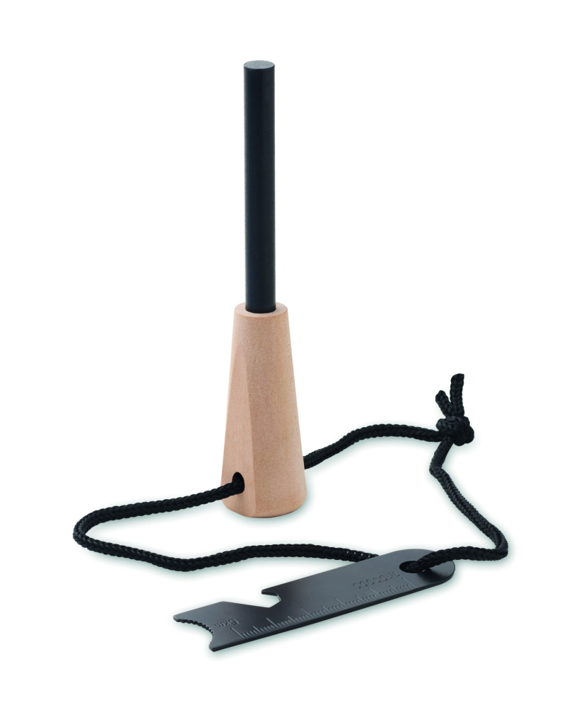 Logo trade meene pilt: FUEGOR männipuidust süütevahendite komplekt