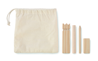 Logo trade ärikingi pilt: KING PETIT männipuidust õuemäng