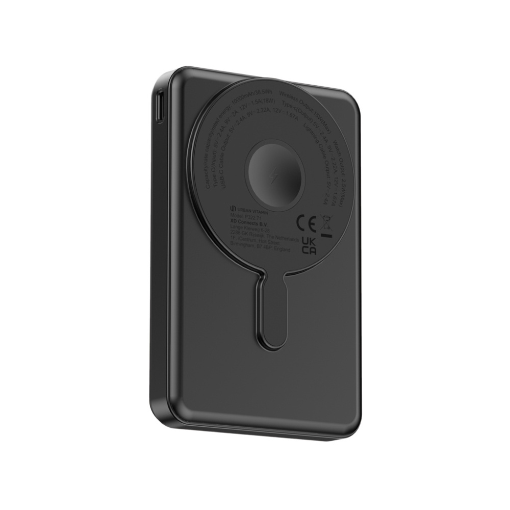 Logotrade reklaamkingi foto: Urban Vitamin Delano 5in1 10 000mah 20WPD magnetiline akupank