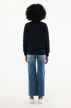 Logo trade firmakingid foto: IQONIQ Elgoni taaskasutatud puuvillast veerandlukuga kampsun