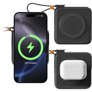 Logo trade reklaamtoote pilt: Xtorm TravelPro 30W 10 000 mAh 3-ühes reisilaadija