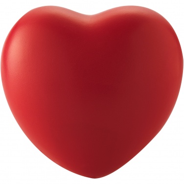 Logotrade mainostuote tuotekuva: #88 Sydämenmuotoinen stressilelu, punaninen