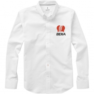 Logo trade liikelahja kuva: Vaillant-paita, pitkähihainen, valkoinen