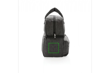 Logo trade mainoslahjat ja liikelahjat kuva: Firmakingitus: Cooler bag with 2 insulated compartments, anthracite