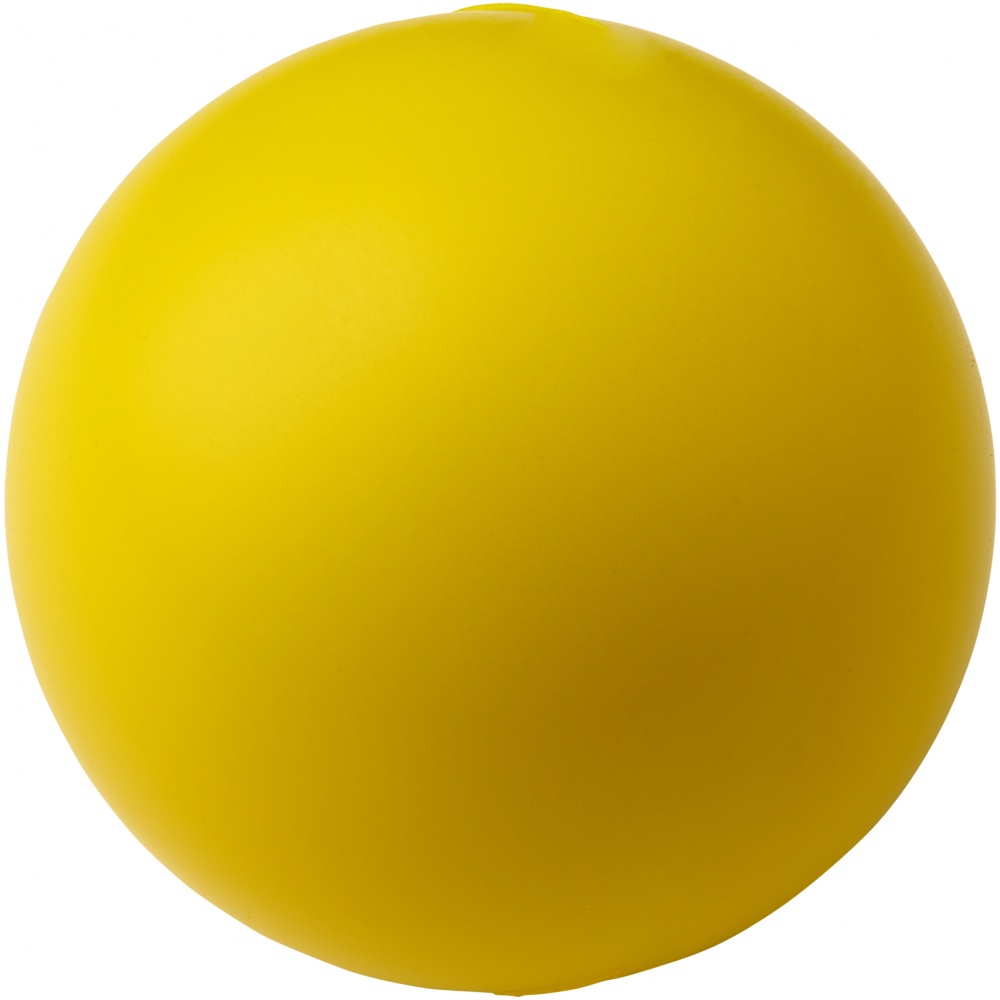 Logotrade liikelahjat kuva: Cool-stressilelu, pyöreä, keltainen
