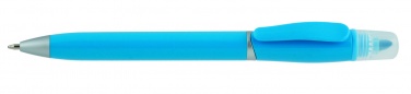 Logo trade liikelahja mainoslahja tuotekuva: Plastikpastapliiats markeriga 2-ühes GUARDA, sinine
