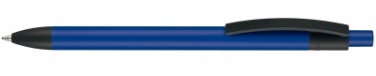 Logo trade liikelahjat tuotekuva: Kynä soft touch Capri, tummansininen