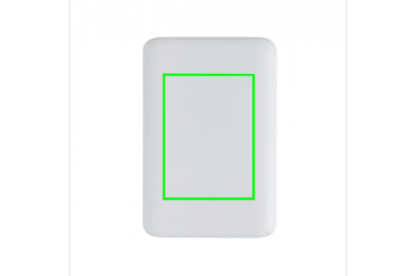 Logotrade liikelahjat mainoslahjat tuotekuva: Meene: 10.000 mAh pocket powerbank with triple input, white