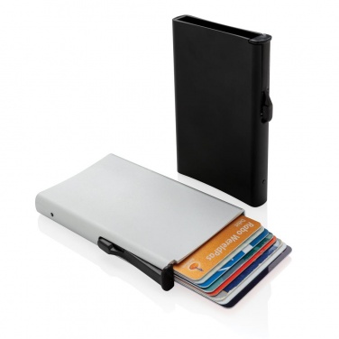 Logotrade mainostuote tuotekuva: Meene: Standard aluminium RFID cardholder, black