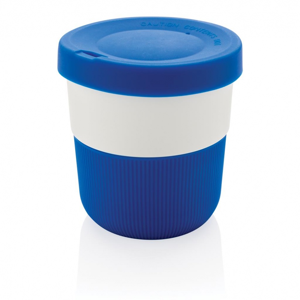 Logo trade liikelahja kuva: PLA cup coffee to go 280ml, sinine