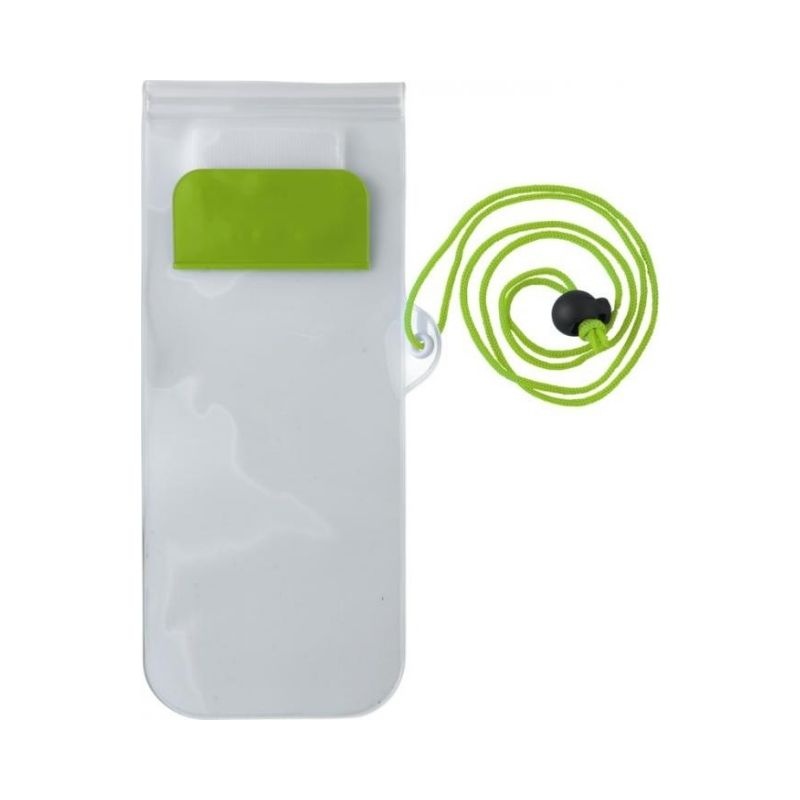Logo trade mainostuotet tuotekuva: Mambo vedenpitävä pussi, vaaleanvihreä