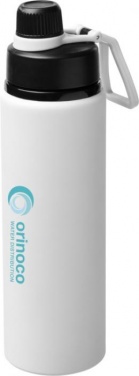 Logotrade mainoslahja tuotekuva: 800 ml Kivu-juomapullo, valkoinen
