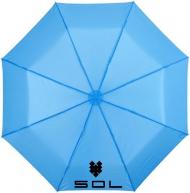 Logotrade mainostuotet kuva: 21,5" Ida 3-osainen sateenvarjo, vaaleansininen