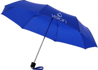 Logotrade liikelahjat mainoslahjat tuotekuva: 21,5" Ida 3-osainen sateenvarjo, tummansininen