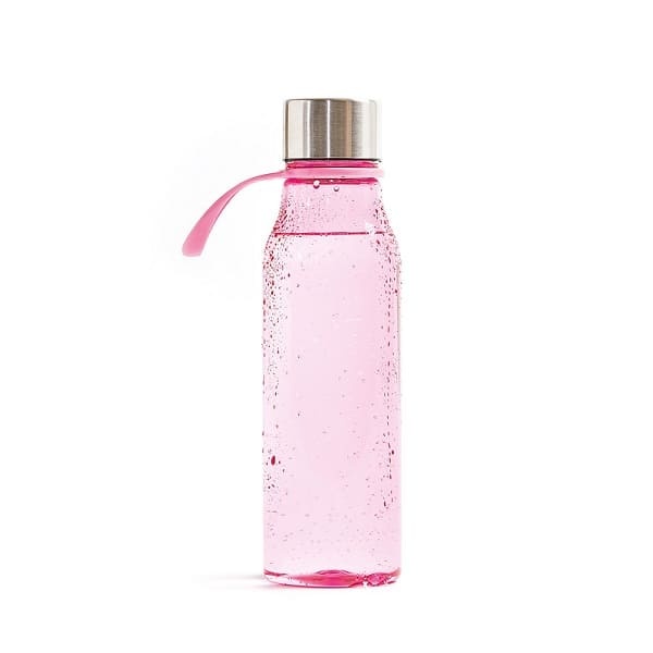 Logotrade liikelahja tuotekuva: Laiha vesipullo, vaaleanpunainen